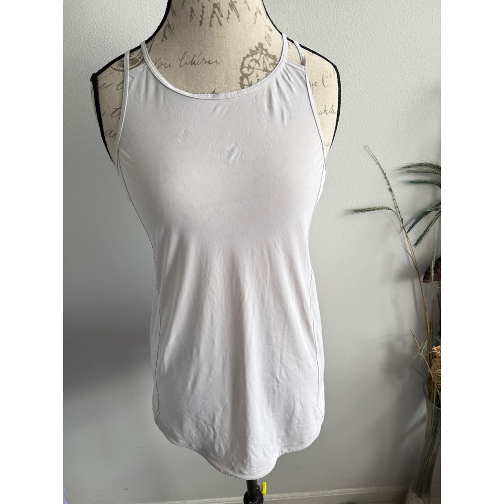 Lululemon Gray Tank Top Athleisure Racerback Workout Athletic Women's